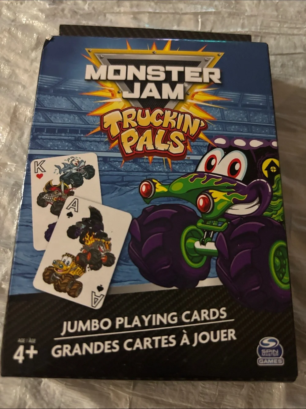Truckin' Pals Jumbo Playing Cards - Blue